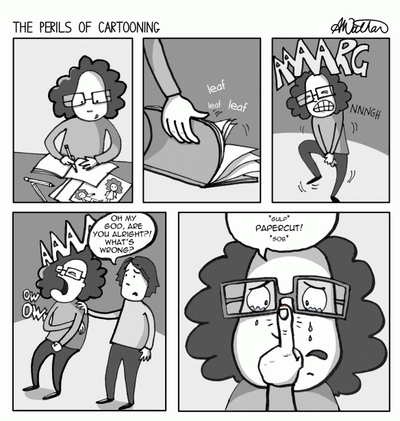 Perils of cartooning