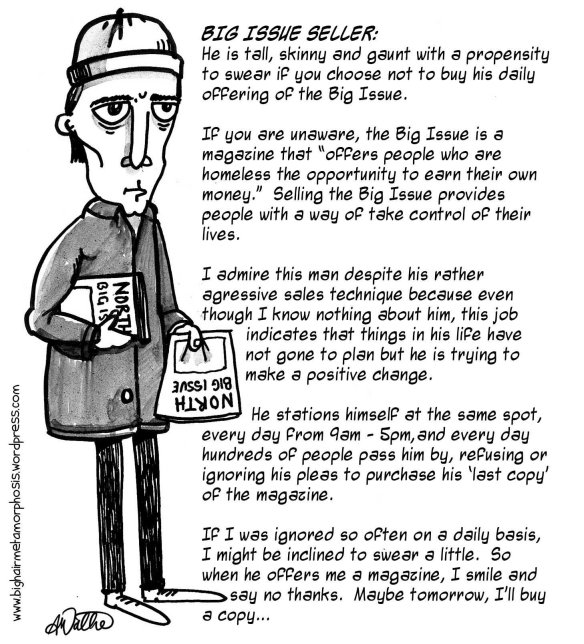 Big Issue Seller